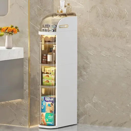 [0809] Tier Slim Rolling Storage Cart 7839