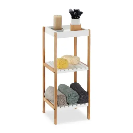 [7645] Tier Bathroom Storage Shelf