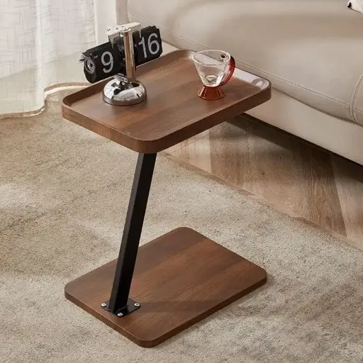 [7655] Modern Stylish Wood Side Coffee Table 