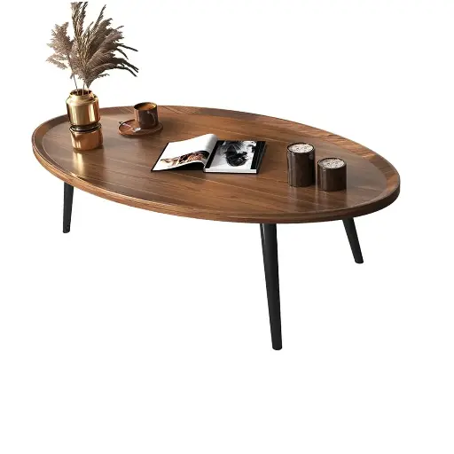 [7661] Oval Modern Coffee Table (Large) 