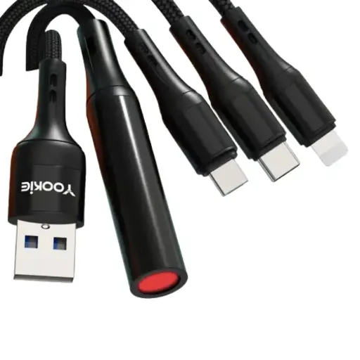[cb35] Yookie 4in1 CB35 Multi-Function Cigarette Lighter Data Cable 