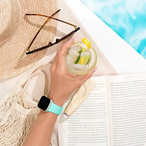 سوار سيليكون لساعة أبل 42-44-45-49 شهرًا