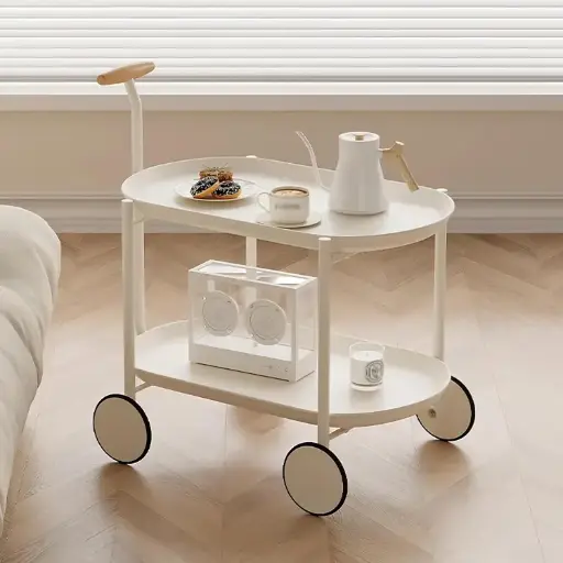 [0367] Trolley, Table With Storage Shelves