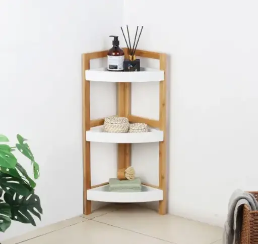 [7646] Tier Corner Shelf 