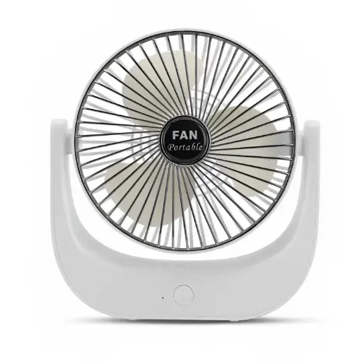 [10299] Fan Portable F138 White 