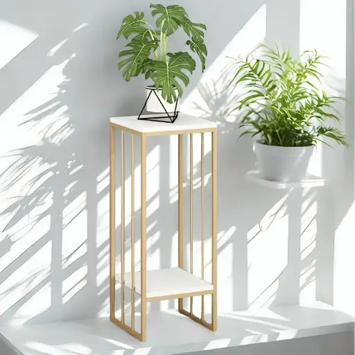 [7678] Tier Metal Plant Stand
