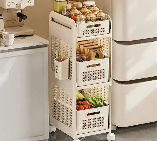 [7756] Kitchen Storage Cart 