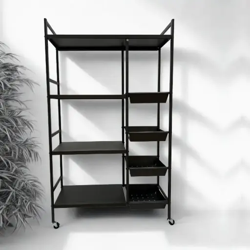 Tier Kitchen Storage Rack 7702-4 basket