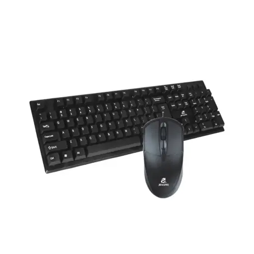 [810] JEQANG JK-1905 Combo Wired Business Keyboard & Mouse Set 