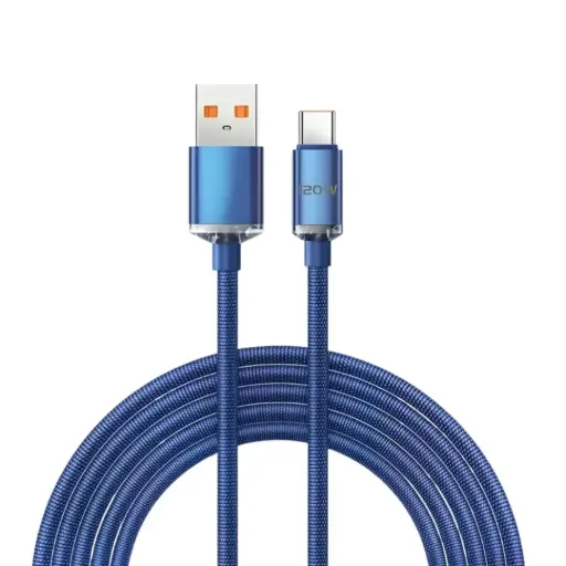 [11620] JEQANG Type-C Cable 6A High Current Blue JC-22