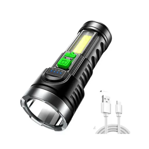 [0316] Flashlight Multifunction 3W Led+ C0B Q15