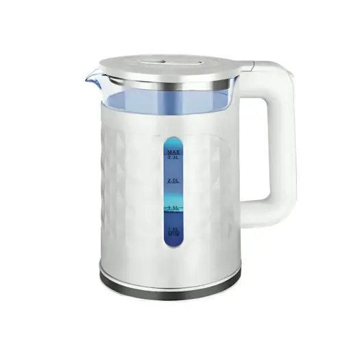 [0374] Electric Kettle Stainless Steel Electric Heat Kettle 2000w 2.3L - White 4230