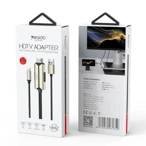 [0141] Yesido HDTV Adapter Nylon Braided USB-L Ultra HD Extension Cable HM12