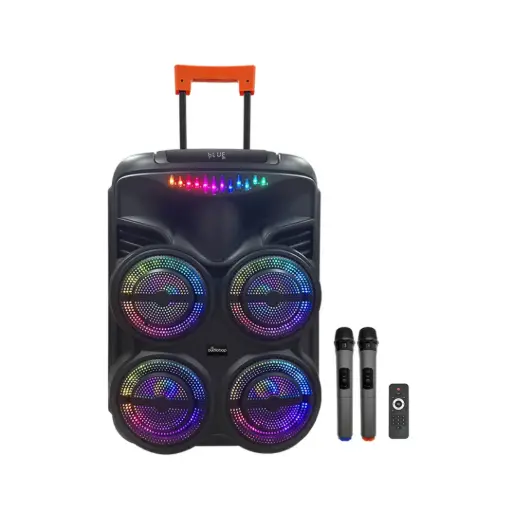 WGY-8888 8" Portable Bluetooth Speaker With Extra Bass & Subwoofer Box