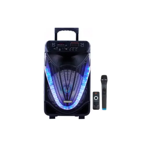 K2-15" Speaker With Charger-Bluetooth-Radio-USB-AUX-Card - Microphone 