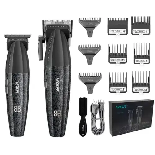 [0492] مجموعة حلاقة VGR V-640 الاحترافية - إصدار خاص