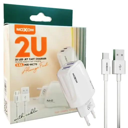 MOXOM 2U LED JET Fast Charger MX-HC70