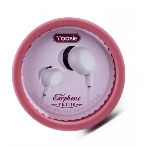 [yk110] Yookie Earphone YK1110 (Pink)