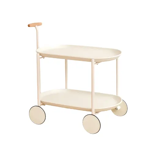 [0367] Trolley Table With Storage Shelves 7684