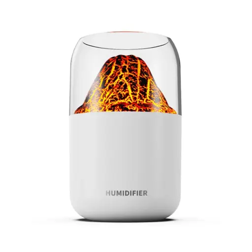 [0879]  Volcano Humidifier Colorful Ambient Light Oil Diffuser