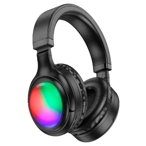 [W48] سماعة رأس لاسلكية hoco مع إضاءة RGB W48