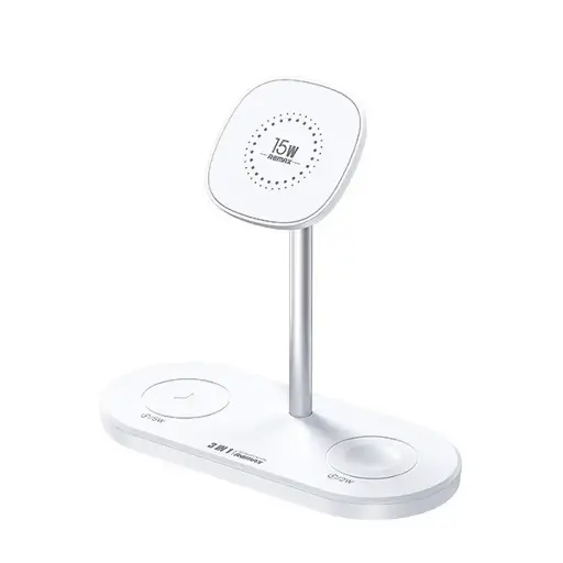 [10604] REMAX Multifunctional 3-in-1 Rotary Wireless Charger RP-W69 
