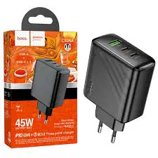 [00323] hoco CS26A PD45W + Quick Charge 3.0 1 USB/2 Type-C 45W 