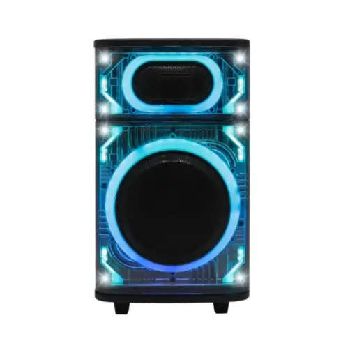 [K8-10] Portable K8-10 Bluetooth Speaker with Wireless Mic and LED Lights