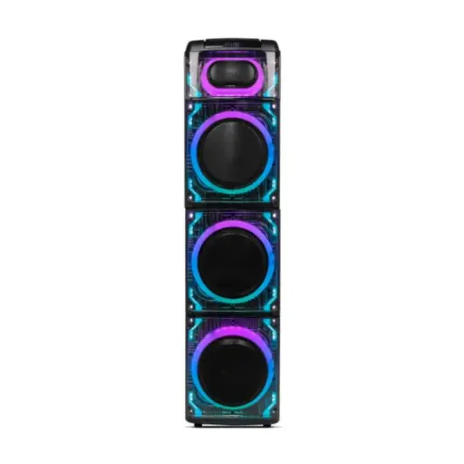 [MRD‑101010] Meirende MRD‑101010 Portable Wireless Bluetooth Speaker with Triple 10″ Drivers, RGB Lights & Dual Wireless Mics