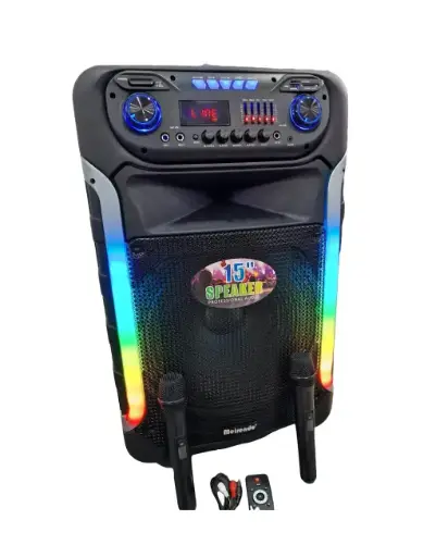 Meirende Speaker MR-501 15" With Tow Mic 