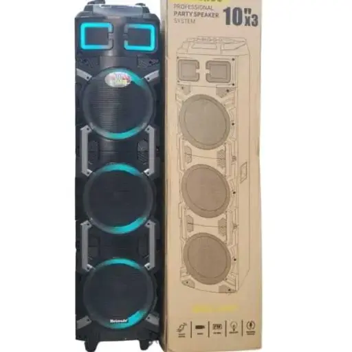 Meirende MRD-3000 Portable Party Speaker Featuring Bluetooth Connectivity, Built-in Battery