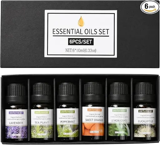 [0787] Pure Essential Oil for Humidifier Fragrance Aroma Diffuser (6pcs Package) 