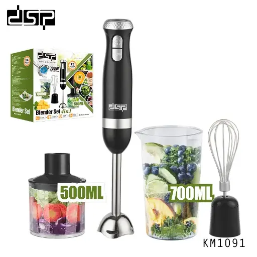 [11251] DSP KM-1091 4-in-1 Hand Blender Set