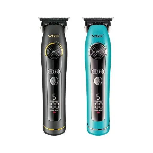 [01235] VGR V-299 Blue & Black Hair Trimmer with Power Adjustment.