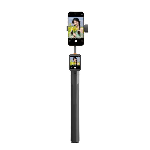 [01178] RK-X40W ultra New Auto-Open Phone Stand All-in-One Design with Screen Lost Pole with Auto-Stand 70 Inch Tripod Stand