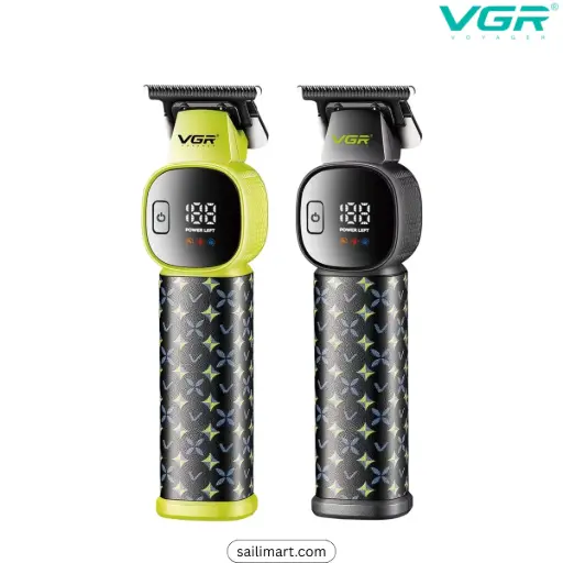 [01239] VGR V-185 Rechargeable Digital Display 220 Min Runtime Hair & Beard Trimmer