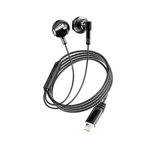 [MX-Wl63] MOXOM Earphone Lightning Connector MX-WL63 (Black)
