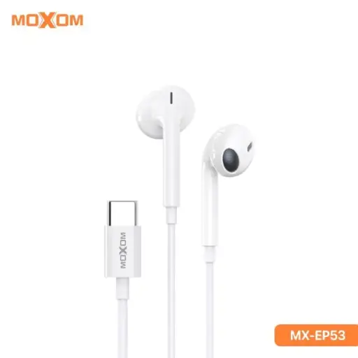 [MX-EP53] MOXOM MX-EP53 Earphone Type-C Connecter (White)