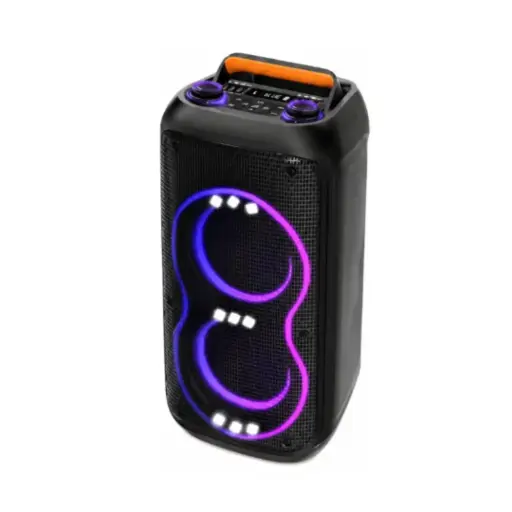 [MRD-612] Meirende MRD‑612 Portable Bluetooth Party Speaker with Dual 6.5″ Drivers, Wireless Mic & RGB Lights