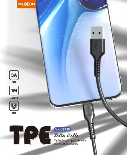 MOXOM TPE Data Cable MX-CB125