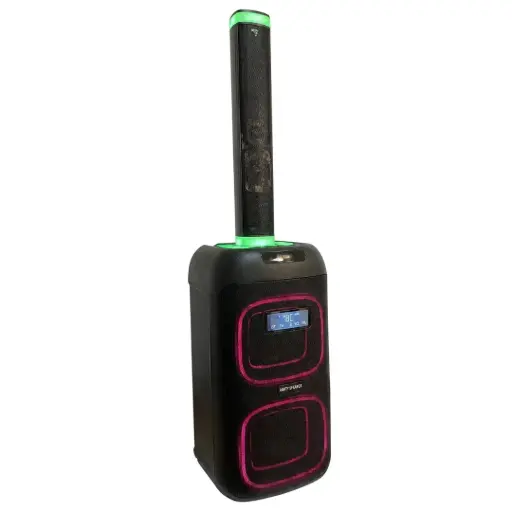 [MR-8809] Portable Column Party Speaker System with Bluetooth, FM & LED Light Show
