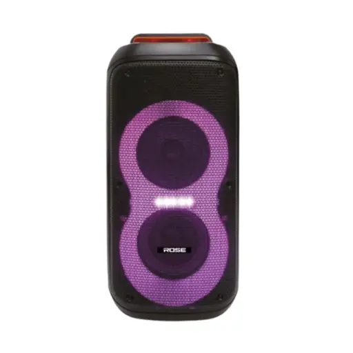 [MRD-613] Meirende Partybox Portable Bluetooth Speaker with Dual 6.5-Inch Drivers and Wireless Microphone