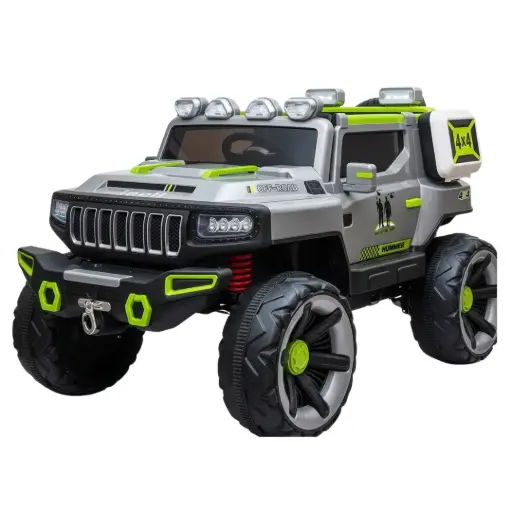 [500] Kids Ride-On Jeep – 12V/24V Battery, Remote Control, LED Lights & Music (Ages 3–8)