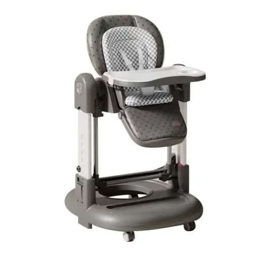 [KD015] Kidilo KD015 Baby High Chair – 3-in-1 Multifunctional Feeding, Walker & Rocker