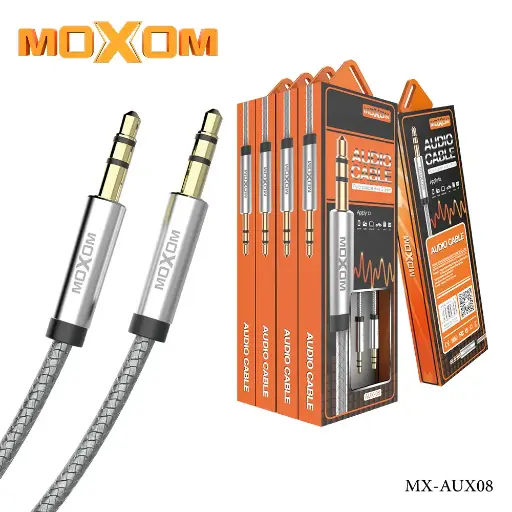 [aux-08] كابل صوت MOXOM AUX-08