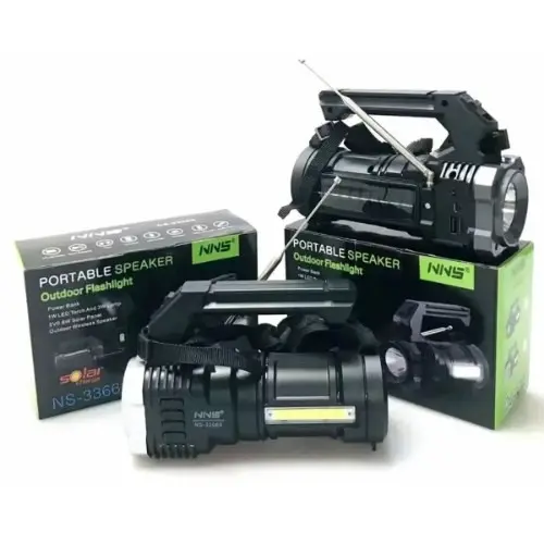 [597] Portable Speaker Outdoor Flashing NS-3366S 