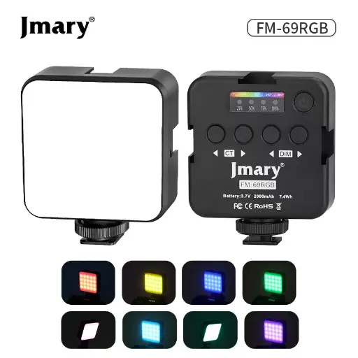 [1744] Jmary LED Fill Light FM-69RGB 