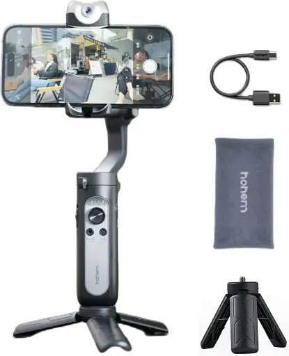 [1755] Hohem iSteady V2S هاتف ذكي قابل للطي ذو 3 محاور للتتبع Gimbal