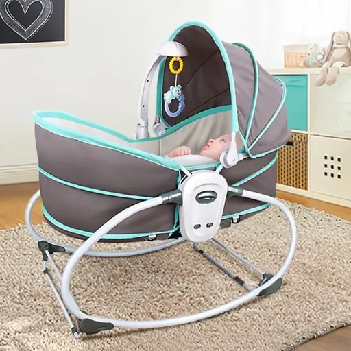 [984] 5-in-1 Baby Rocker Infant Swing Chair