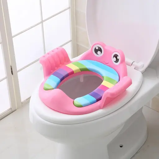 Child Safety Potty Seat With Handrail Toilet Seat